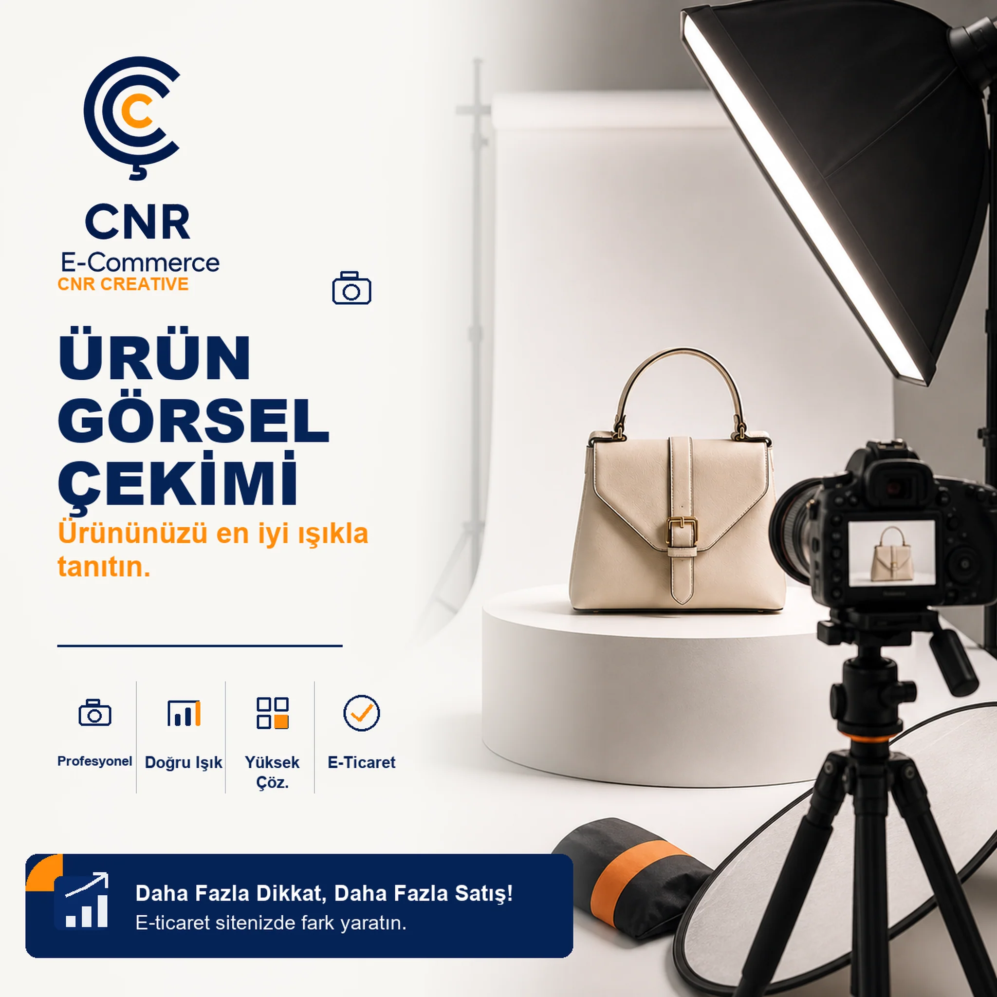 Ürün Görsel Çekimi için stüdyo ürün fotoğrafçılığı illüstrasyonu