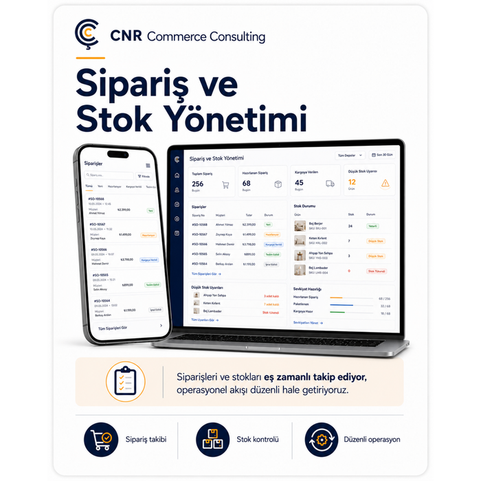 Sipariş ve Stok Yönetimi