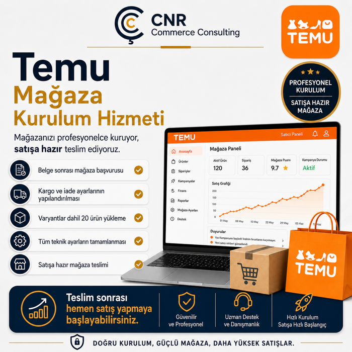 Temu Mağaza Kurulumu